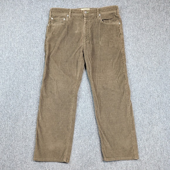 Orvis Classic Five Pocket Corduroy Pants 36x30 Brown Gorpcore Outdoor Rugged — photo 2
